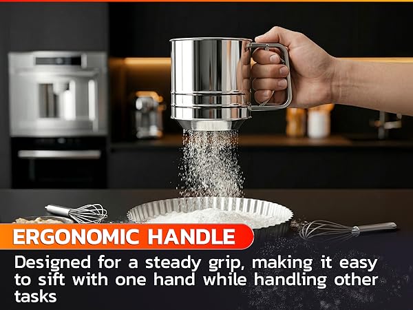 flower shifter sifter strainer for baking tamizador de harina de reposteria handheld sifter for