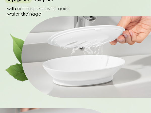 upper layer for quick drainage