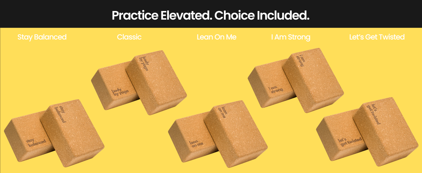 cork yoga blocks
