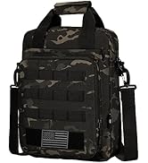 ZHIERNA Tactical Messenger Bag, Tactical Briefcase Laptop Bag Heavy Duty MOLLE Shoulder Pack Hand...