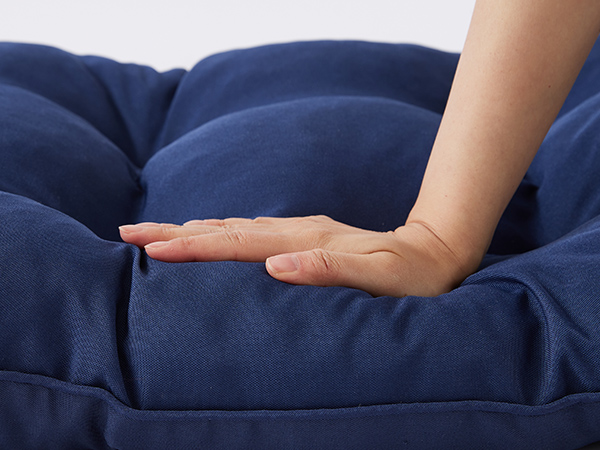 high-resilience outdoor bench cushion
