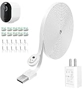20FT Power Adapter and Magnetic Charging Cable for Arlo Pro 3/Pro 4/Pro 5S 2K/Ultra/Ultra 2 Camer...