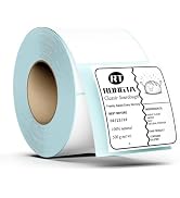 Rongta 2 Inch Rectangular Thermal Labels, 750 Sheets/1 Roll | Self-Adhesive Round Direct Thermal ...