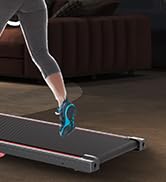 2-in-1 Incline Treadmills for Home, 2.5 HP Compact Walking Pad Under Desk Treadmill with Incline ...