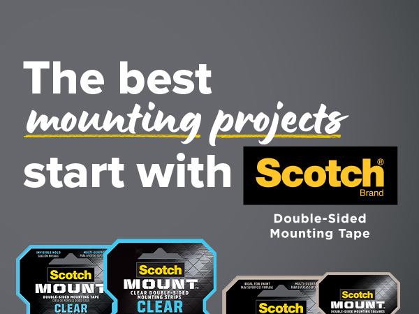 The best mounting projects start with Scotch
