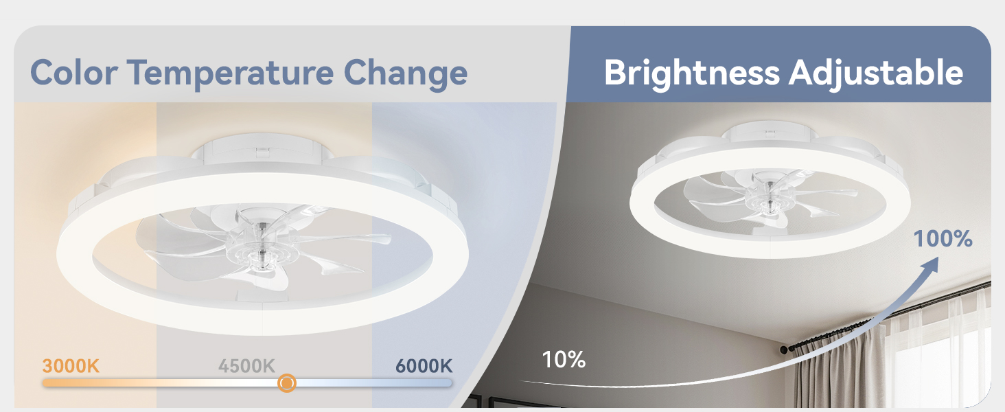 color temperature change