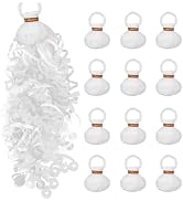 12pack No Mess Streamers,Romantic White Confetti Poppers for Wedding Send Off,Hand Throw Confetti...