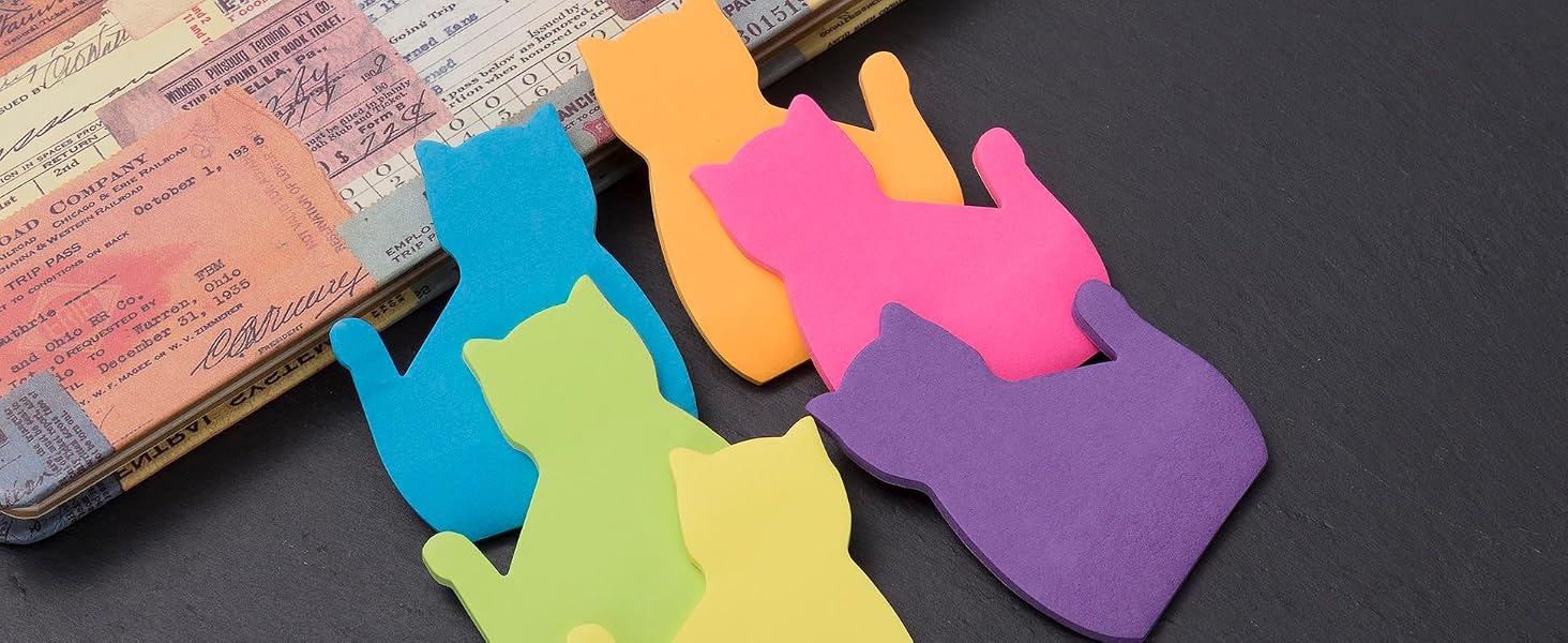 cute cat sticky notes