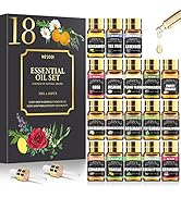 NESCCI Essential Oil Gift Set -Perfect for Diffuser,Humidifier,Candle Making, Halloween, Christma...