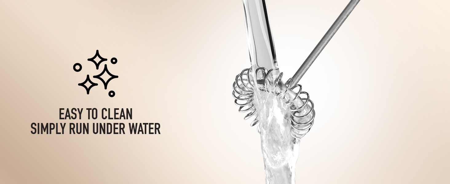 Easy to clean simply run under water