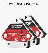 ARCCAPTAIN Welding Magnets 2pcs 55LB Welding Magnet Set