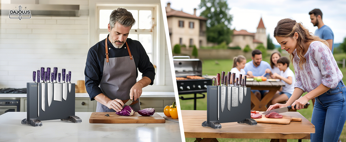magnetic knife block