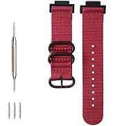 Hijiawee Military Ballistic Nylon Strap Replacement for G-Shock Watch Bands Compatible with Casio...