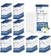 FAOEHN Mini Travel Size Bar Soap in Bulk - Pack of 25,Individually Wrapped 15 g/0.53 oz Disposabl...