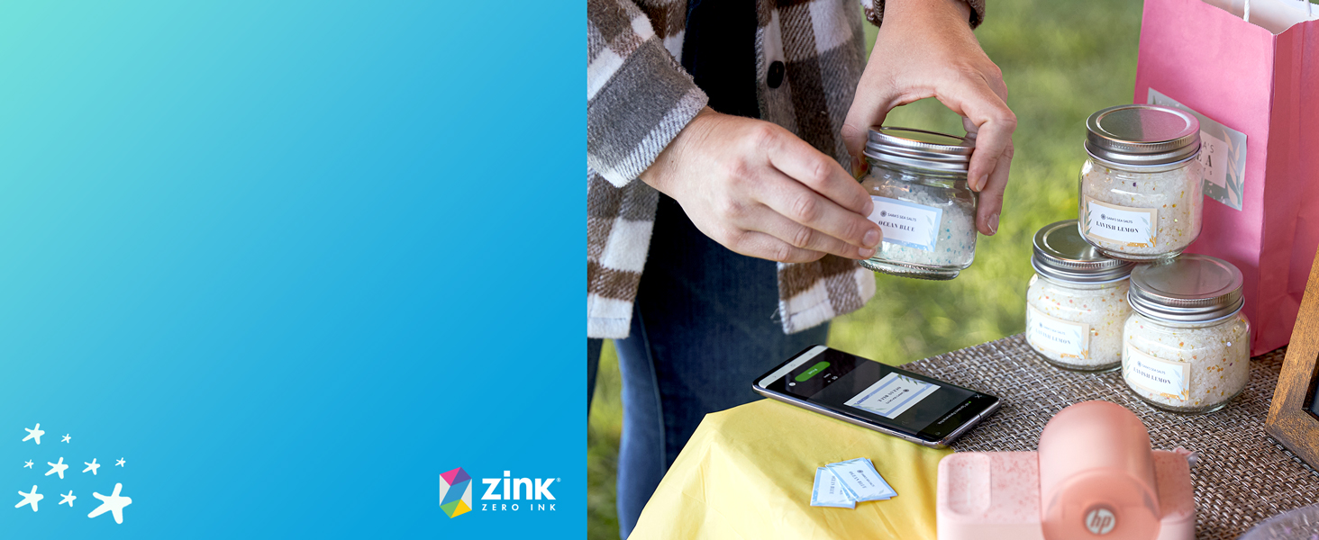 hp zink printer label maker craft sticker