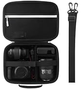 Linpr DSLR Camera Case for Canon EOS Rebel T7 / T100 / R50 / R6 Mark II / R7 / R8 / 90D / 5D Mark...