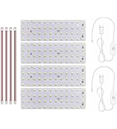 BambooSegD 4PCS Lithophane LED Backlight Board Kit KC009 KC010 for Bambu Lab H2C/X1/P2S/A1 LED Li...