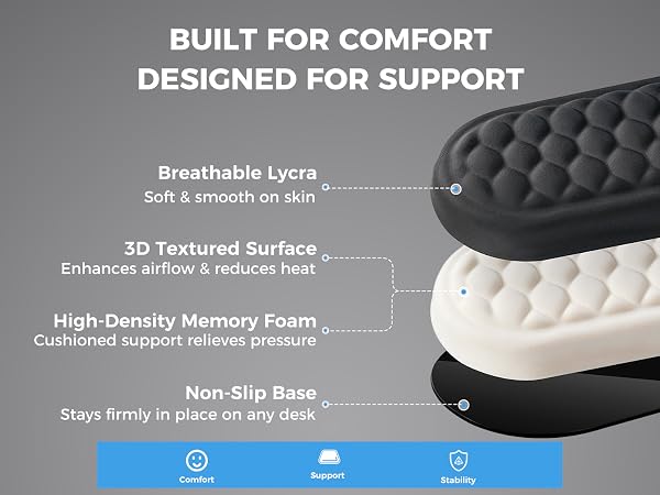 ergonomic keyboard pad
