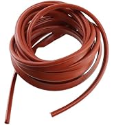Antrader 26ft Silicone P-Gasket Seal, High Temp Barbecue Door Seal Gasket for Grills, Ovens & Smo...