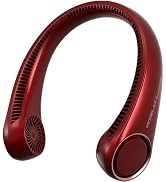 Morelax Neck Fan, USB Rechargeable Personal Fan,Hand Free Bladeless Portable Fans,4000 mAh, 3 Spe...