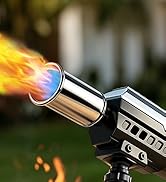 WANBRO Propane Torch with Adjustable Flame, Powerful Blow Torch Flamethrower for Grilling, Steak ...