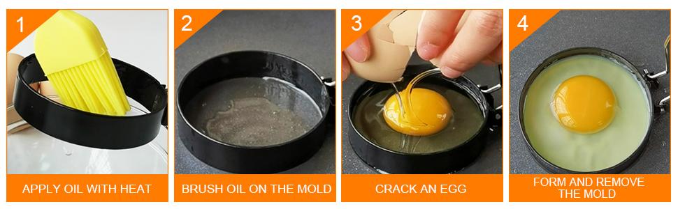 Anti-Scald Egg Rings 2-Pack Great Value