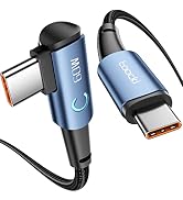 60W USB C to USB C Cable, 6.6ft Type C to Type C Cable Fast Charging Cable, USB C Charger Cable R...