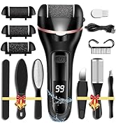 Callus Remover for Feet, 13-in-1 Professional Pedicure Tools Foot Care Kit, Foot Scrubber Electri...