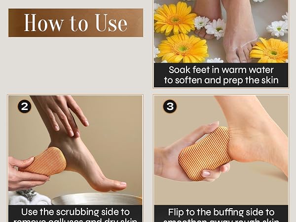 Facón Pumice Stone Exfoliating Foot Scrubber