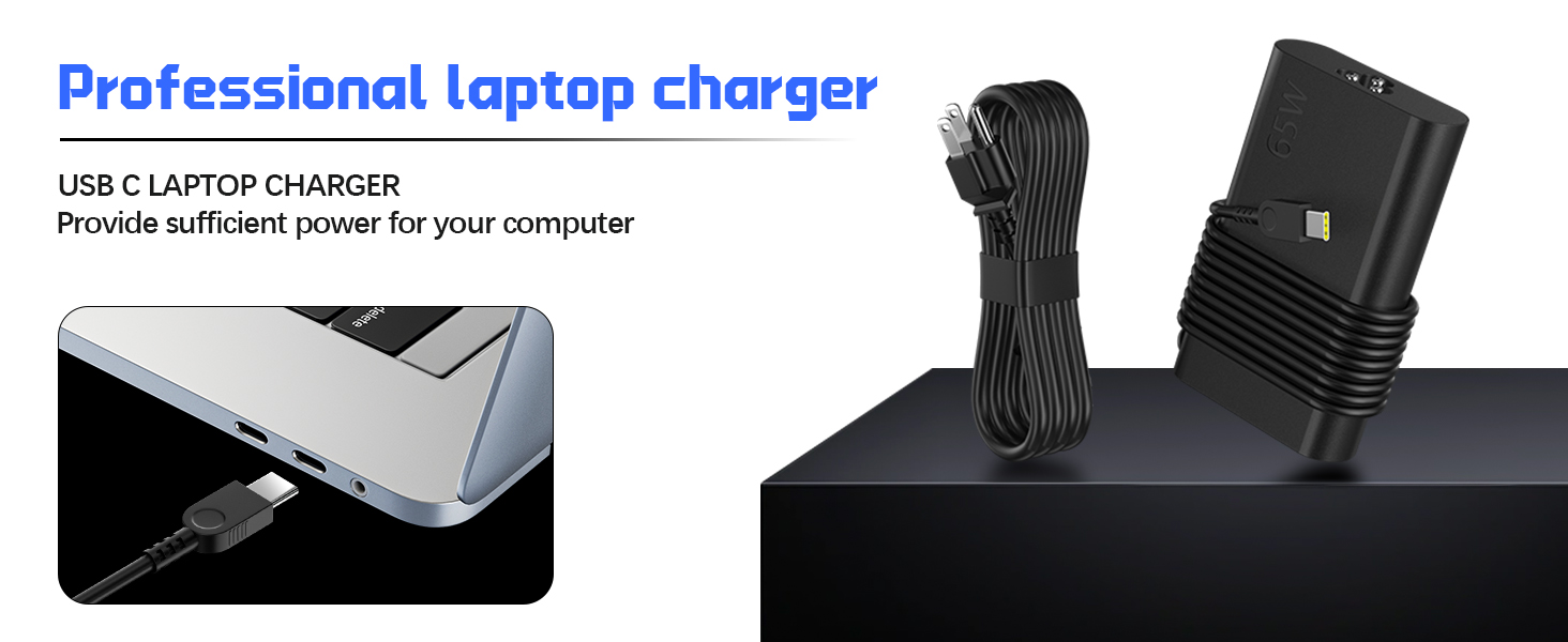 65w lenovo laptop charger usb c