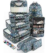 Veken 8 Set Packing Cubes for Travel Essentials, Suitcase Organizer Bags in 4 Sizes, Carry-On Lug...