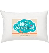 Little Sleepy Head Youth Pillow 16x22 - Soft & Hypoallergenic Bed Pillow Youth Pillows for Sleepi...