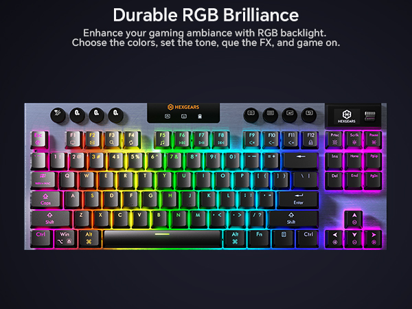 keyboard with screen