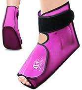 Conbella Ankle Ice Pack Wrap for Swelling, Reusable Hot Cold Gel Foot Ice Pack Wrap for Plantar F...