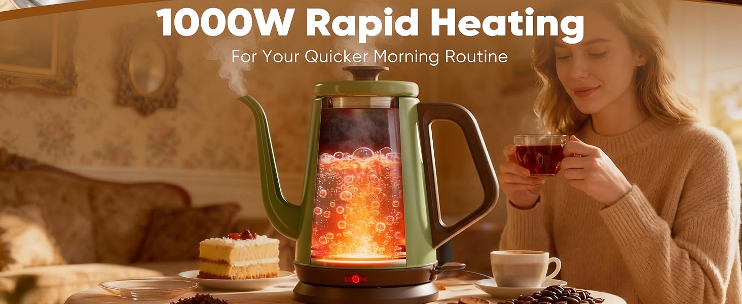 1000W rapid heating