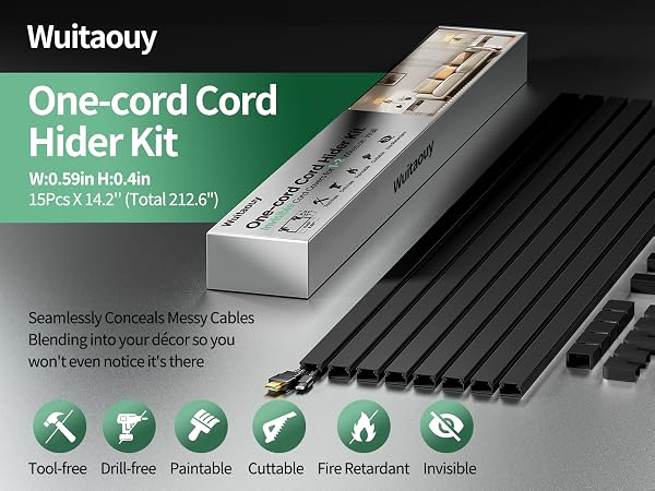 black cord hider,cord covers for wires on wall,cable hider,cord cover,wire covers for cords on wall