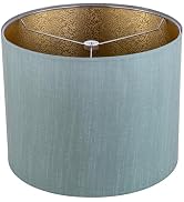Wellmet Drum Lampshades, Easy Assembly Required Replacement Lamp Shades, Fabric Lampshades for Ta...