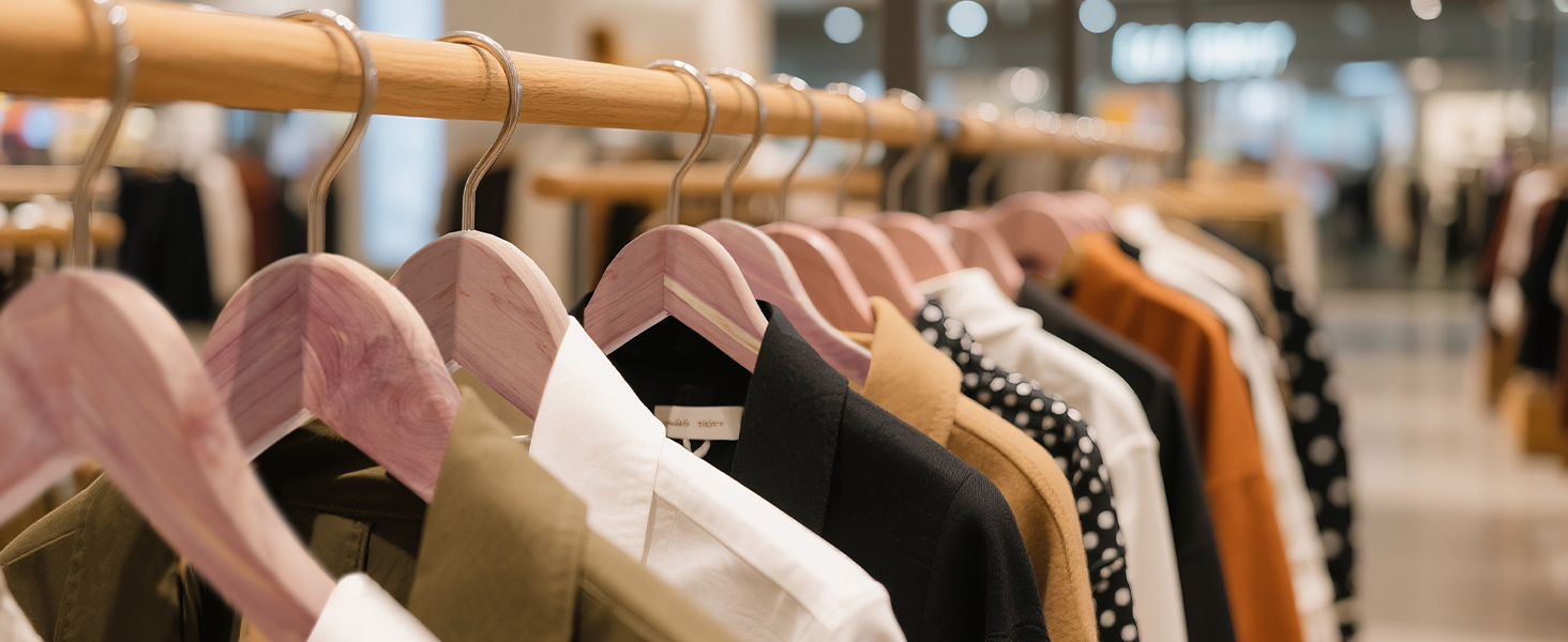 cedar hangers for retail