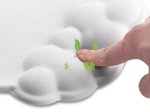 Cloud shape Mousepad with Wrist Support