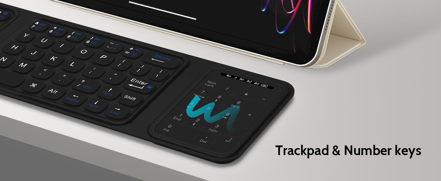 Trackpad & Number keys