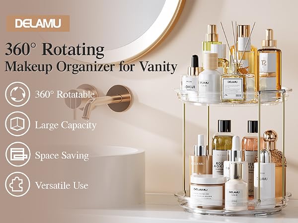 Rotating Makeup Organizer