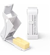 xyadyhz Butter Slicer and Dispenser, One-Press Butter Cutter for Stick Butter, Plastic Butter Kee...