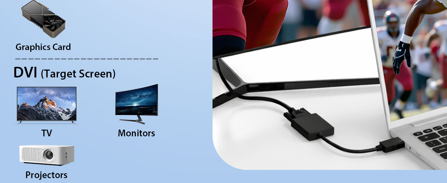 Secure Fit with Latch Design – Built-in DisplayPort latch prevents accidental disconnections