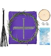 TICIAGA Crown of Thorns Set - 10PCS Jesus Crown Easter Decor for Home Church Play Prop, Christian...