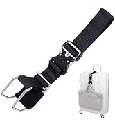 Vigorport Stainless Steel Luggage Hook Strap, Heavy Duty Add A Bag J Hook | Travel Belt for Carry...