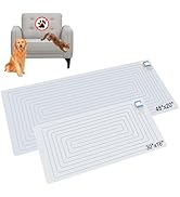 SEERWAY Scat Mat for Dogs and Cats, 2-Pieces Pet Training Mat with 3 Modes | Indoor Electric Shoc...