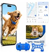 GPS Tracker for Dogs and Large Cats, 4G LTE Pet Collar Tracker | 30g compact IP67 collar tracker ...