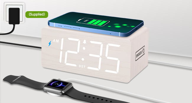 alarm clock with usb port