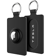 Card Holder for Tesla Keycard with AirTag, Soft Silicone Key Card Protective Case Cover for Tesla...