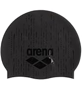 Arena Unisex Shine Silicone Swim Cap for Women and Men Fitness Swimmers Intensive Training Durabl...